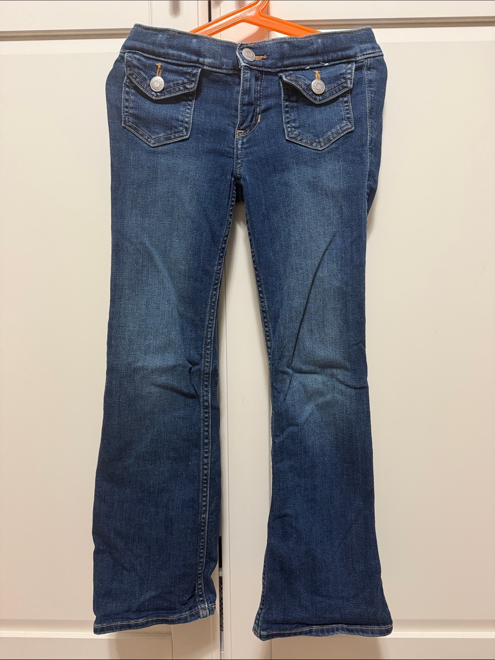Abercrombie Kids Dark Blue Denim Jeans - Classic Flare